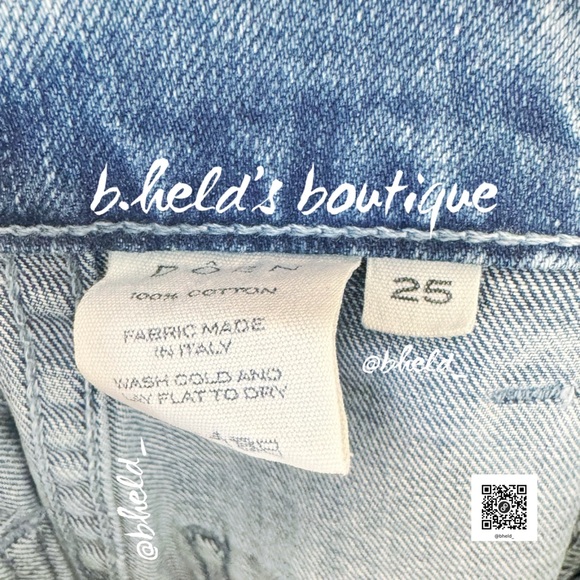 Dôen Newport Jean in Albion Wash Blue Denim Size 25 Brand New NWT - Picture 9 of 14